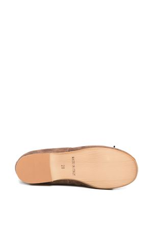 bow-detail ballerina DOUUOD KIDS | BAL580MARRONE
